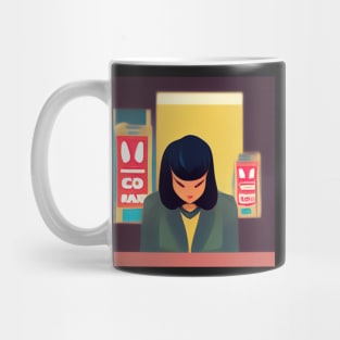 Shop assistant | Comics Style Mug